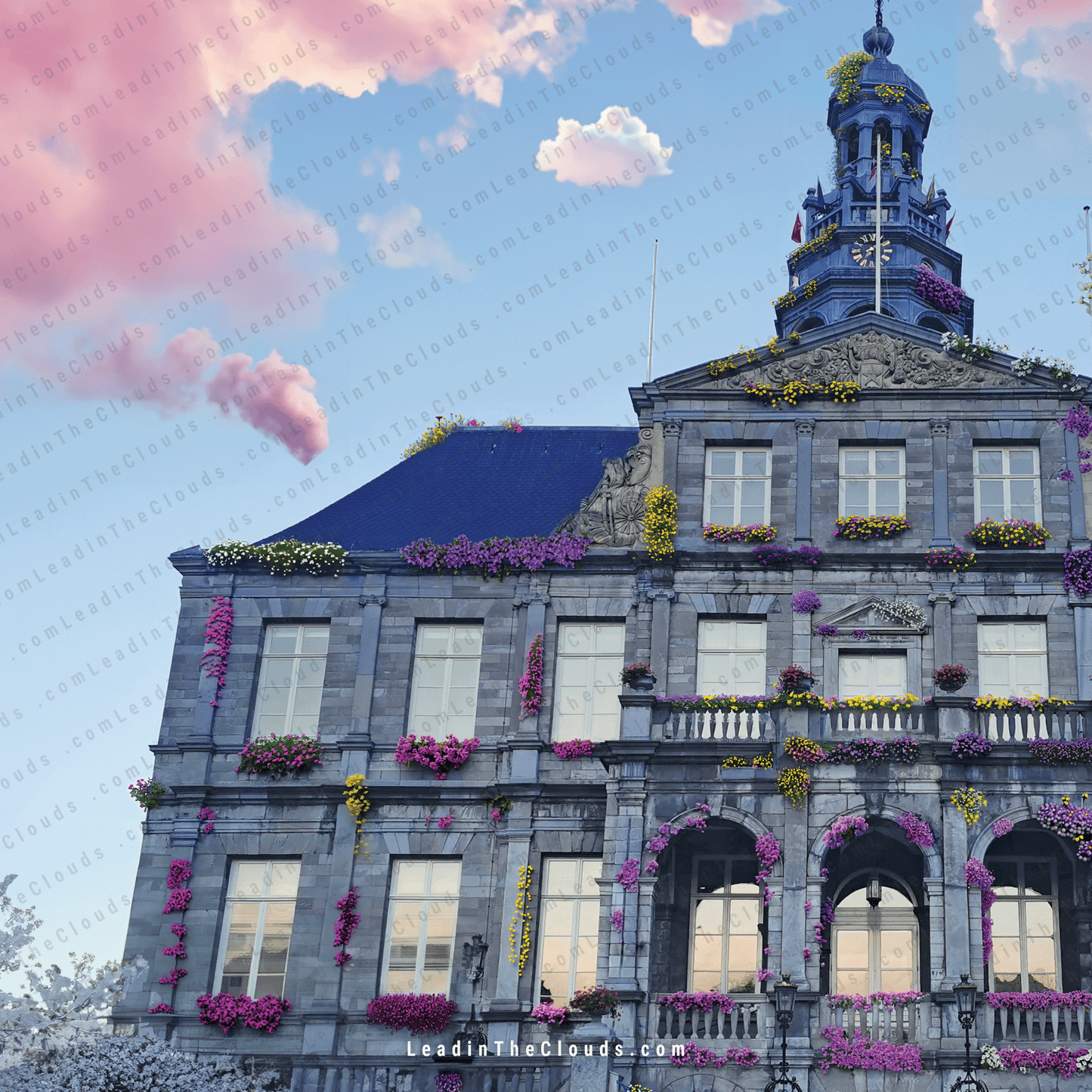 Maastricht City Hall - Floritecture - A3 Digital Art