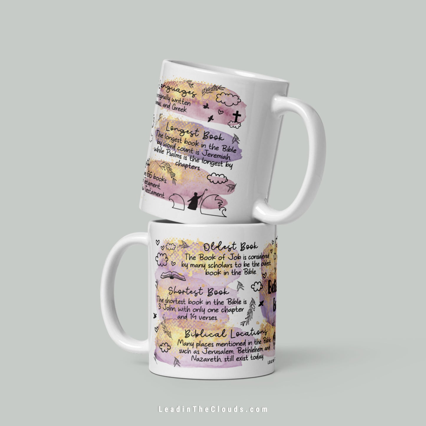 Bible Facts x 6 - Mug Digital Design