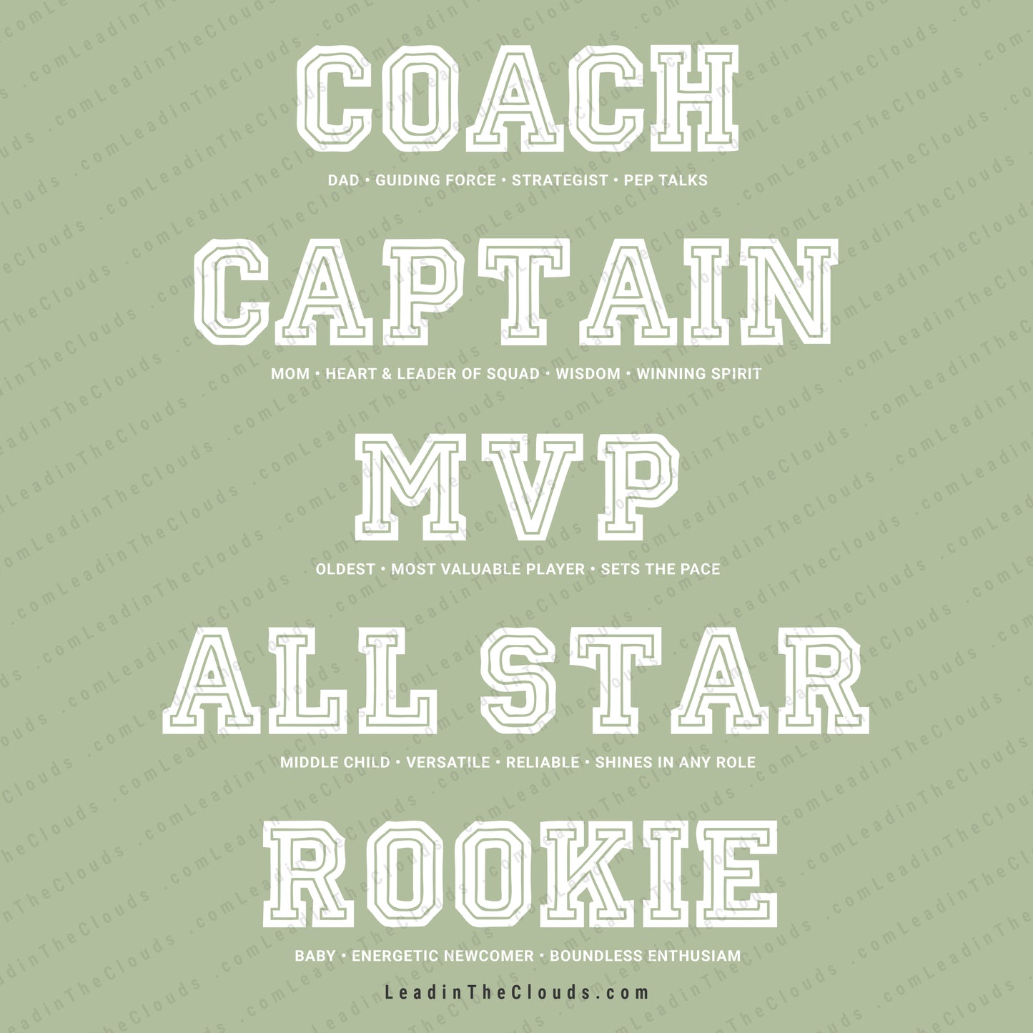 Sporty - Family Matching Sets - Digital Download