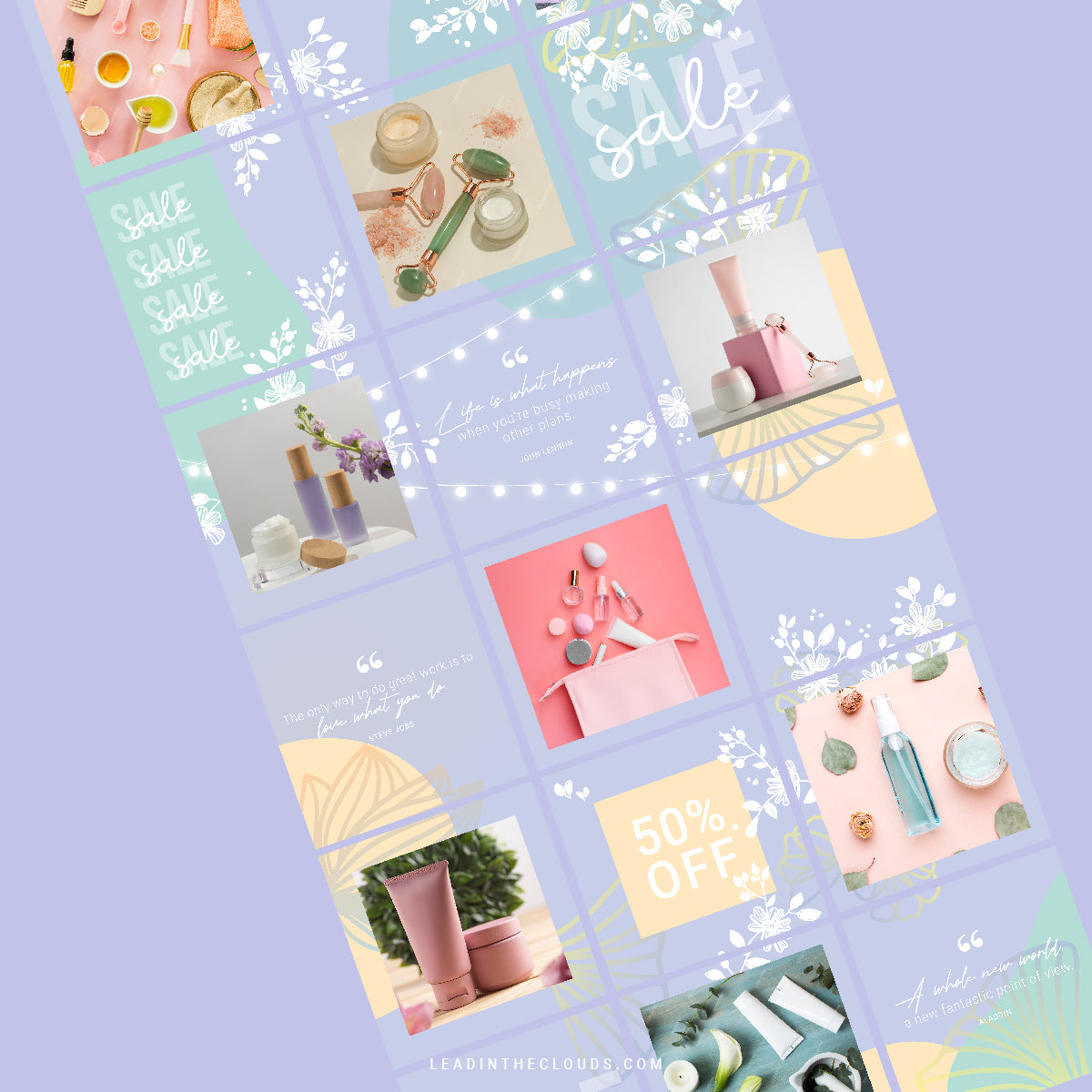 Spring Evenings - Instagram Puzzle Feed Backgrounds