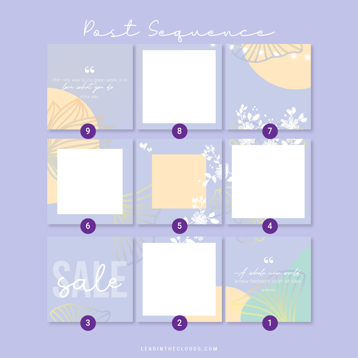 Spring Evenings - Instagram Puzzle Feed Backgrounds