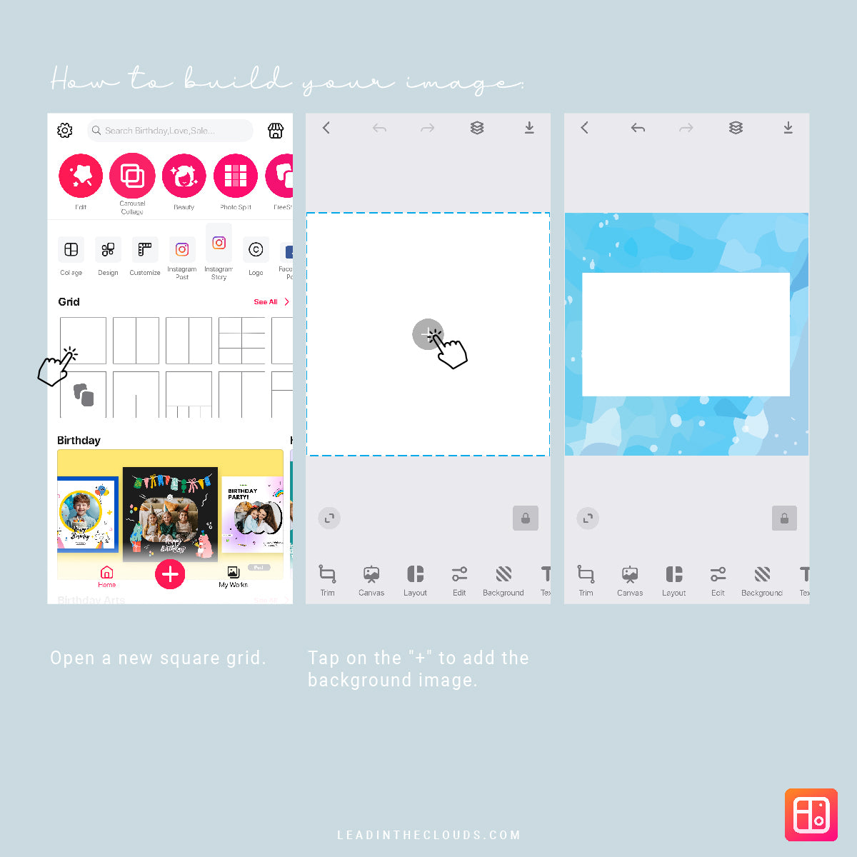 Spring Evenings - Instagram Puzzle Feed Backgrounds