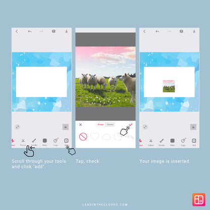 Something Blue - Instagram Puzzle Feed Backgrounds