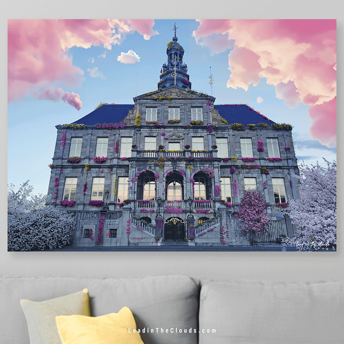 Maastricht City Hall - Floritecture - A3 Digital Art