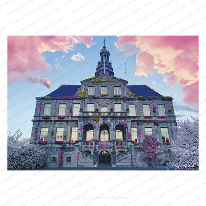 Maastricht City Hall - Floritecture - A3 Digital Art