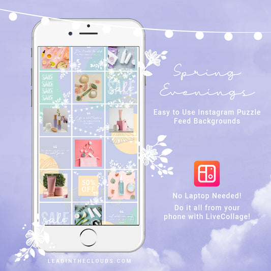 Spring Evenings - Instagram Puzzle Feed Backgrounds